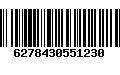 Código de Barras 6278430551230