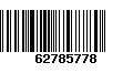 Código de Barras 62785778