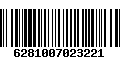 Código de Barras 6281007023221