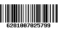 Código de Barras 6281007025799