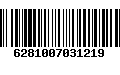 Código de Barras 6281007031219