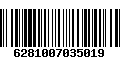 Código de Barras 6281007035019