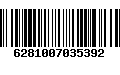 Código de Barras 6281007035392