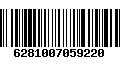 Código de Barras 6281007059220