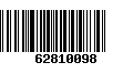 Código de Barras 62810098