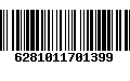 Código de Barras 6281011701399