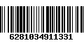 Código de Barras 6281034911331