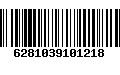 Código de Barras 6281039101218