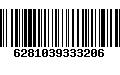 Código de Barras 6281039333206