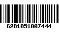 Código de Barras 6281051007444