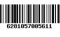 Código de Barras 6281057005611