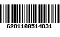 Código de Barras 6281100514831