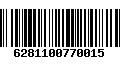 Código de Barras 6281100770015