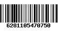 Código de Barras 6281105470750