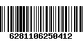 Código de Barras 6281106250412