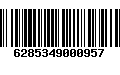 Código de Barras 6285349000957