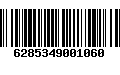 Código de Barras 6285349001060