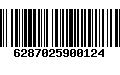 Código de Barras 6287025900124