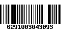 Código de Barras 6291003043093