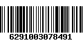 Código de Barras 6291003078491