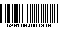 Código de Barras 6291003081910