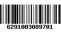 Código de Barras 6291003089701