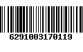 Código de Barras 6291003170119