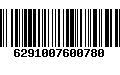 Código de Barras 6291007600780