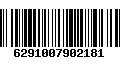 Código de Barras 6291007902181