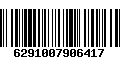 Código de Barras 6291007906417