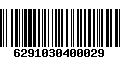 Código de Barras 6291030400029