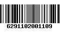 Código de Barras 6291102001109