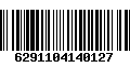 Código de Barras 6291104140127