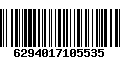 Código de Barras 6294017105535