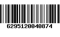 Código de Barras 6295120040874