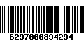 Código de Barras 6297000894294