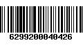 Código de Barras 6299200040426