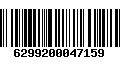 Código de Barras 6299200047159