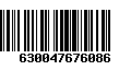 Código de Barras 630047676086