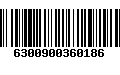 Código de Barras 6300900360186