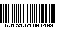 Código de Barras 63155371001499