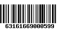 Código de Barras 63161669000599