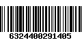 Código de Barras 6324400291405