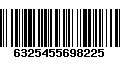 Código de Barras 6325455698225