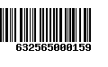 Código de Barras 632565000159