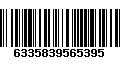 Código de Barras 6335839565395