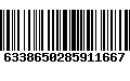 Código de Barras 6338650285911667