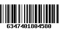 Código de Barras 6347401804580