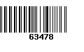 Código de Barras 63478