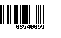 Código de Barras 63540659